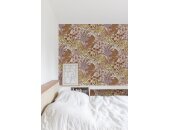 GrandecoLife Karuna Vinyltapete Rot Blättermotiv...