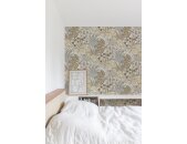 GrandecoLife Karuna Vinyltapete Beige Blättermotiv...