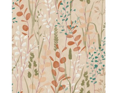 GrandecoLife Karuna Vinyltapete Beige A76201 Galia – scheuerbeständig, 53 cm x 10,05 m