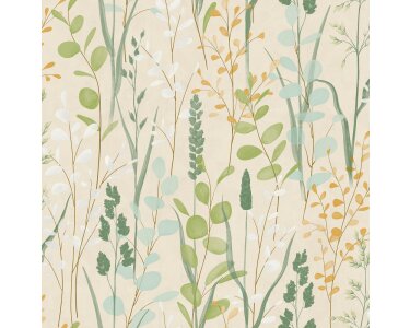 GrandecoLife Karuna Vinyltapete Grün A76202 Galia – scheuerbeständig, 53 cm x 10,05 m