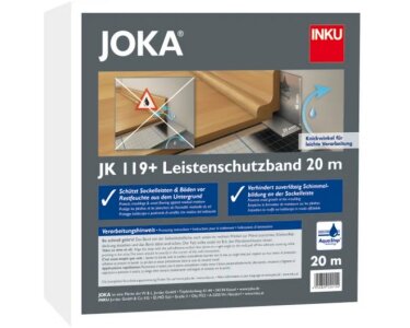 JOKA JK119+ Leistenschutzband 20 m selbstklebend Randabdichtung Laminat Feuchteschutz