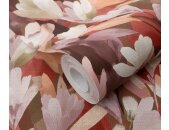 Erismann 10586-06 Pure Harmony Vliestapete Blumen Rot Modern
