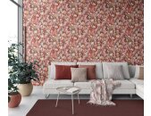 Erismann 10586-06 Pure Harmony Vliestapete Blumen Rot Modern
