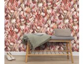 Erismann 10586-06 Pure Harmony Vliestapete Blumen Rot Modern