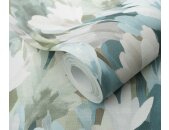 Erismann 10586-07 Pure Harmony Vliestapete Blumen Blau...