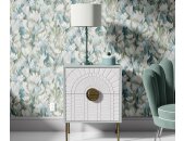 Erismann 10586-07 Pure Harmony Vliestapete Blumen Blau Modern