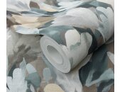 Erismann 10586-09 Pure Harmony Vliestapete Blumen Blau...