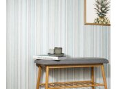 Erismann 10588-19 Pure Harmony Vliestapete Streifen Türkis Modern