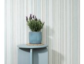 Erismann 10588-19 Pure Harmony Vliestapete Streifen Türkis Modern