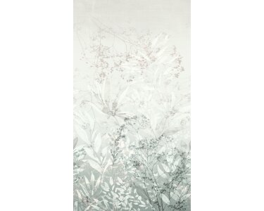 Erismann 22102-07-01 Pure Harmony Vliestapete Fototapete Blättermotiv Grau Natürlich