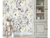 Erismann 22106-07-01 Pure Harmony Vliestapete Fototapete Blumenmotiv Gelb Romantisch