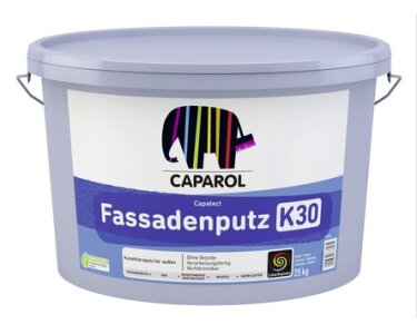 Caparol Capatect Fassadenputz K30 Weiß 25 kg – Kratzputz für strukturstarke Fassaden