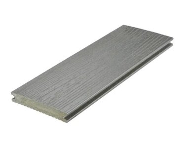 Die Kernige Massivdiele 21 x 140 x 4000 mm grau – NATURinFORM WPC Terrassendiele