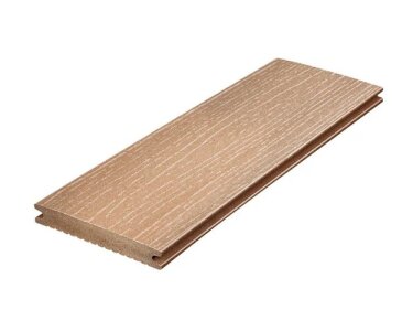 Die Kernige Massivdiele 21 x 140 x 4000 mm terrabraun – NATURinFORM WPC Terrassendiele
