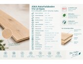 JOKA Naturholzboden 512 LD Kjare KE514 PAR2101626_E514 – Eiche Landhausdiele Oak creme gebürstet, Villa Öl, 2,76 m²
