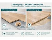 JOKA Naturholzboden 512 LD Kjare KE514 PAR2101626_E514 – Eiche Landhausdiele Oak creme gebürstet, Villa Öl, 2,76 m²